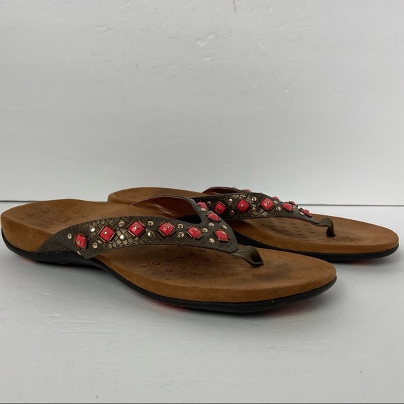 Vionic Floriana Women's Flip Flop Sandals Orthaheel Technology Comfort Shoes 10 - Picture 1 of 10